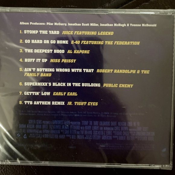 Stomp the Yard Soundtrack SEALED Bonus CD Sampler w/ E-40 Al Kapone Public Enemy - Picture 2 of 2